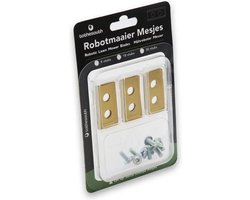 To the South® Robotmaaier mesjes titanium geschikt voor Worx Landroid S WR130E - 60 stuks