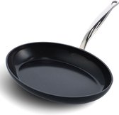 Bol.com GreenPan Barcelona Pro vispan - 33x23cm- ovaal - PFAS-vrij aanbieding
