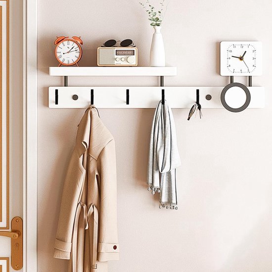 Kapstokhaken Metaal Zwart Wandhaakje Badkamer Deur Kledinghaken Entree Jashaken Keuken Ophanghaak Hangen Sleutel Zak Handdoek 5 Pack Decor Haak met Schroeven, Gun-Grey