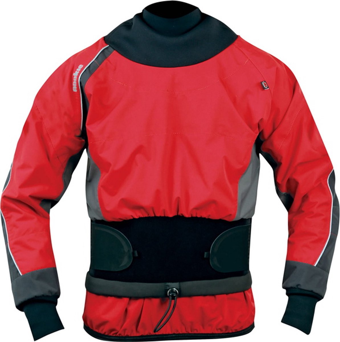 2025 Nookie Turbo Whitewater Jacket LAVA RED / CHARCOAL GREY