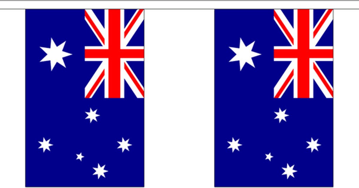 Drapeau Australien Dettra Dura-Lite 5x3 Pieds - Nylon Bleu, Rouge, Blanc - Neuf