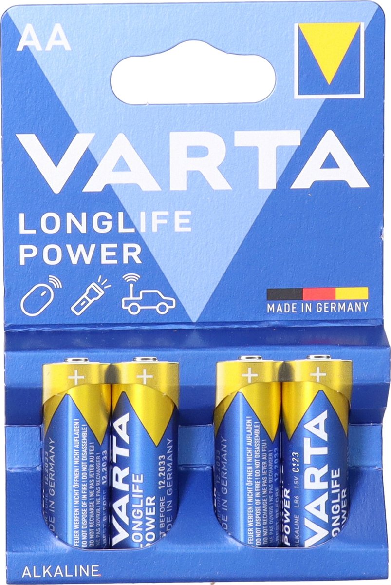 VARTA LongLife Power Alkaline AA penlite 4x