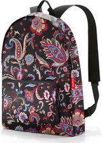 Reisenthel Mini Maxi Rucksack Rugzak - Opvouwbaar - 14L - Paisley Zwart