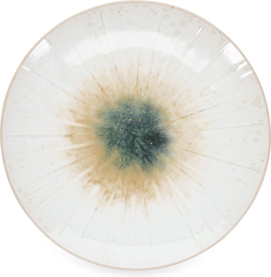 S|P Collection Assiette plate 23,5xH3,5cm blanc Eclipse (Set de 4)