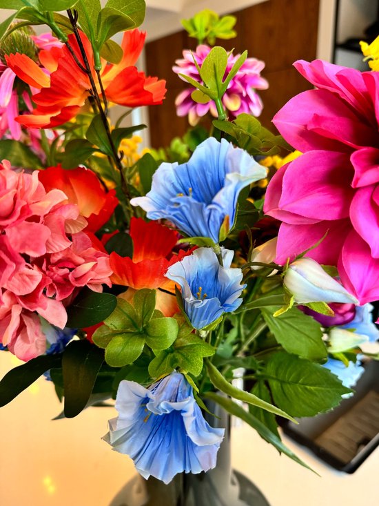 Fleurdirect Bouquet Artificiel Amour Electric - Polyester - Multi - 53 x 90 x 0 cm (LxHxP)