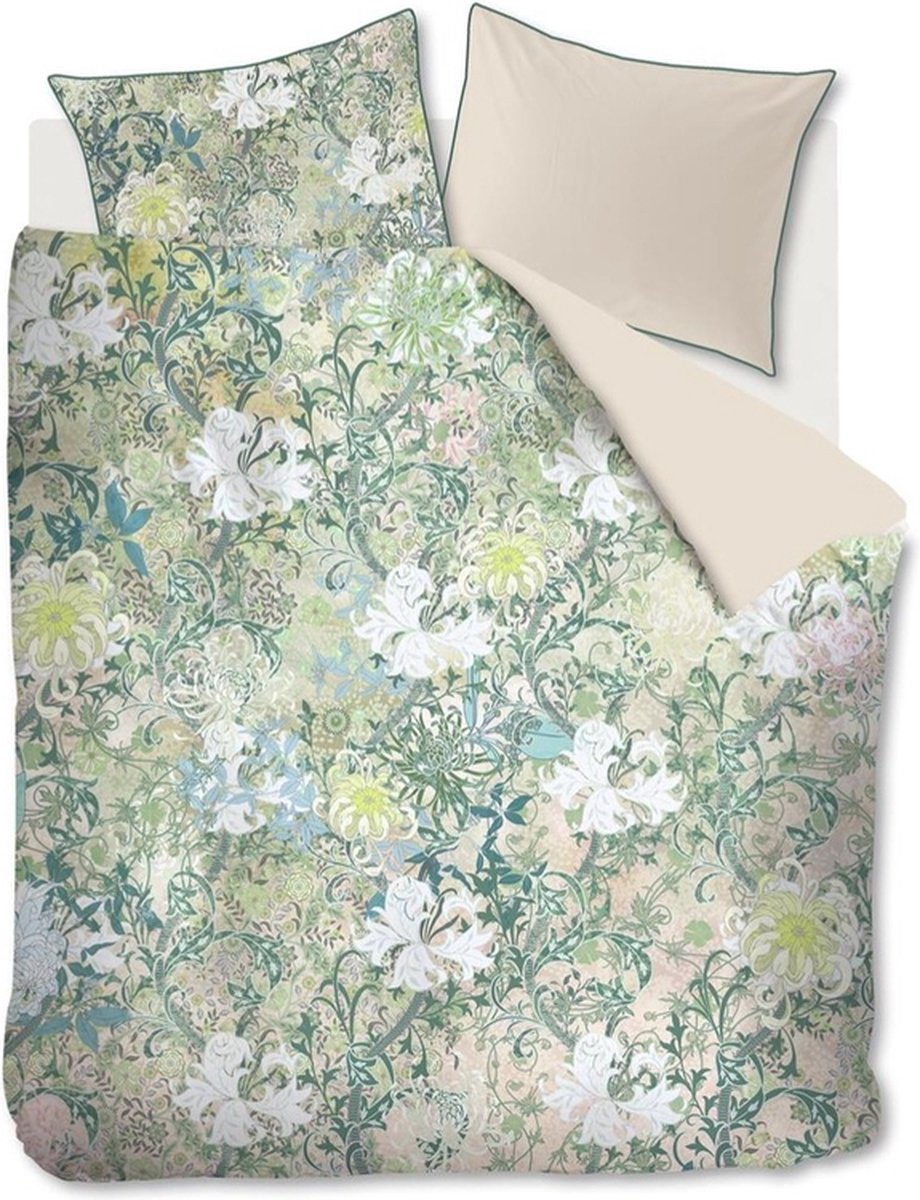 Kardol Lloyd Park dekbedovertrek - Eenpersoons - 140x200/220 - Groen