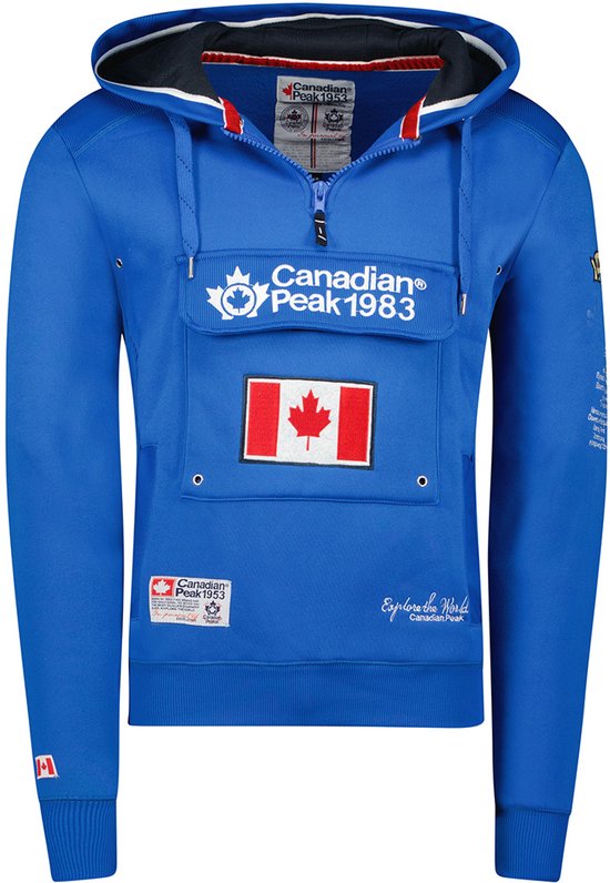 Canadian Peak Pull Anorak pour homme Capuche Sweat