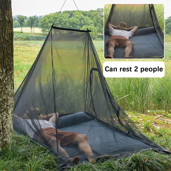 Ultralichte Waterdichte Kampeertent met Insectenbescherming en Draagtas voor 1-2 Personen van Merkloos — afbeelding 5