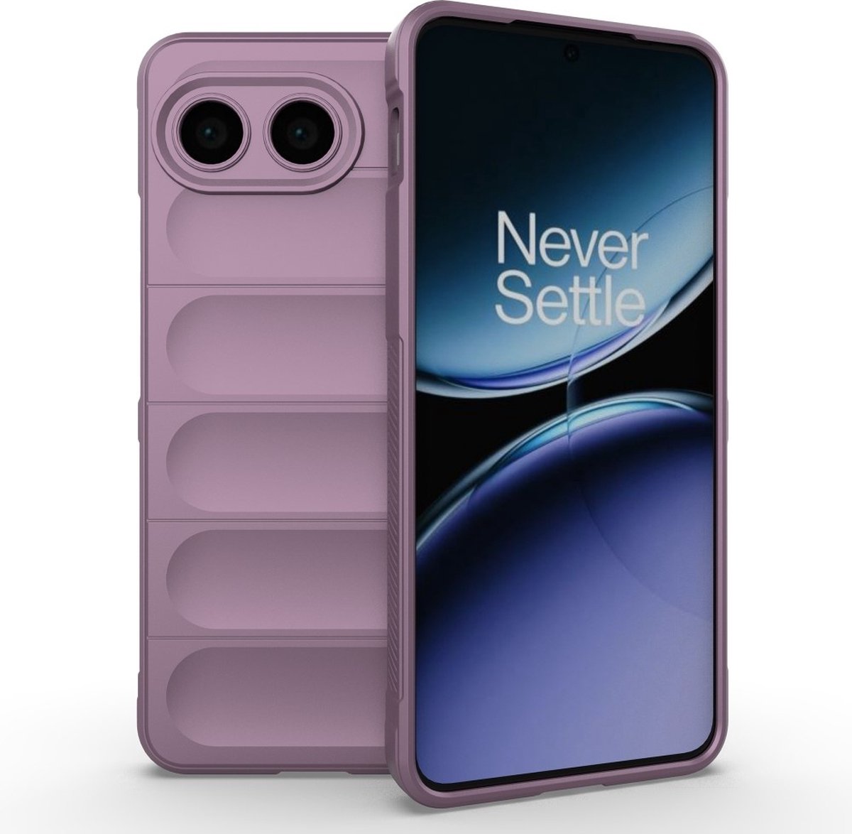 Coverup Hoesje - Geschikt voor OnePlus Nord 4 Hoesje - Coverup Hands-On Rugged Back Cover - Paars