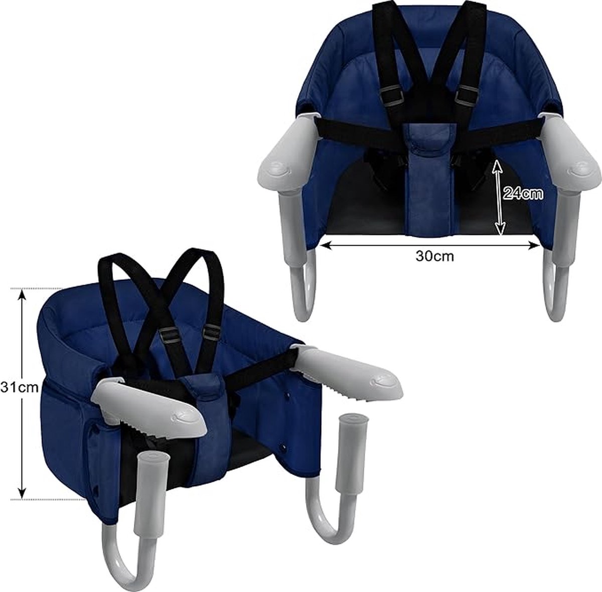 Equivera Babystoel Voor Aan Tafel - Kinderstoel - Babystoel - Baby Eetstoel - Baby Stoeltje Zitten Voor Thuis - Kinderzetel
