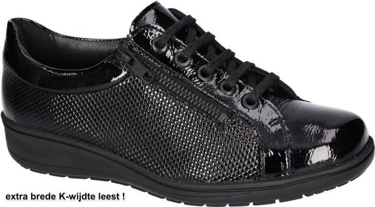 Solidus -Dames - zwart - sneakers - maat 35.5