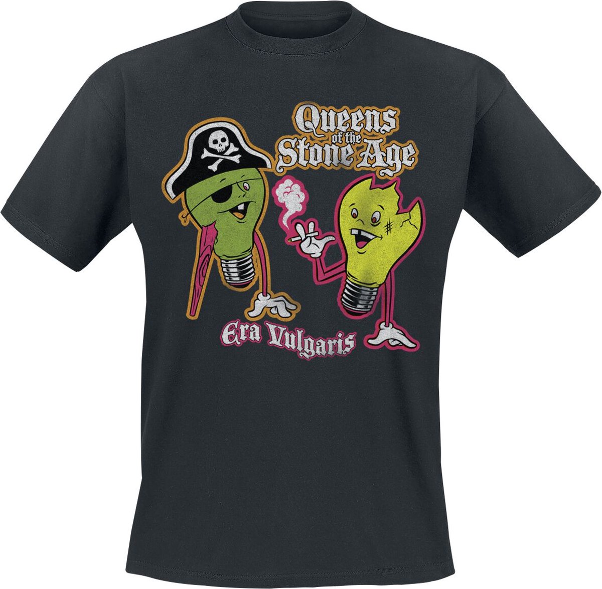 Queens Of The Stone Age Era vulgaris Heren T-shirt - zwart - 3XL