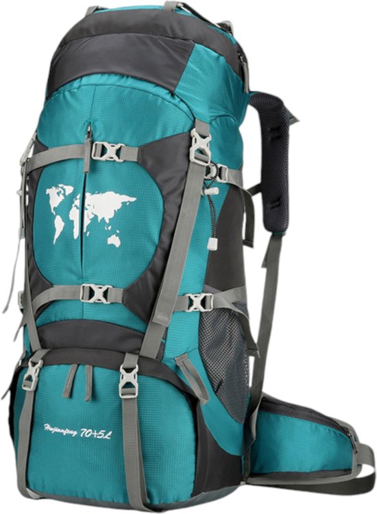 Backpack - Blauw - 79 x 33 x 23 cm - Backpack Organizer - Met Waterzak ...