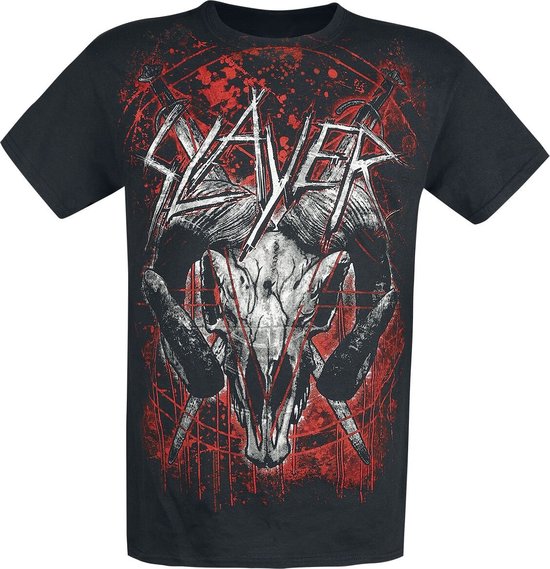 Slayer Mongo Goat Heren T-shirt - zwart - S