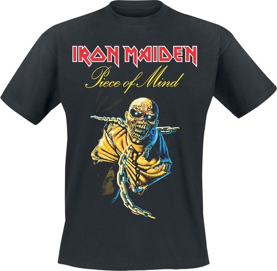 T-shirt Iron Maiden Fan Club - Taille S, Occasion Très Bon état, Noir