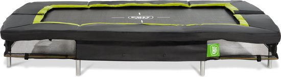 EXIT Silhouette inground sports trampoline 153x214cm - zwart