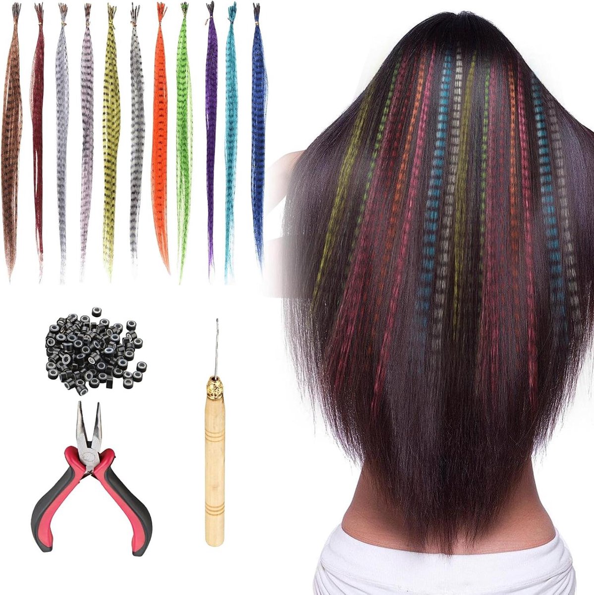 Elastiekjes voor Klein Haar,130 Stuks Kleine Elastiekjes,2,5 mm,Kleine Zachte Elastische Haarelastiekjes,voor Meisjes,Kinderen,Dames(13 Kleuren
