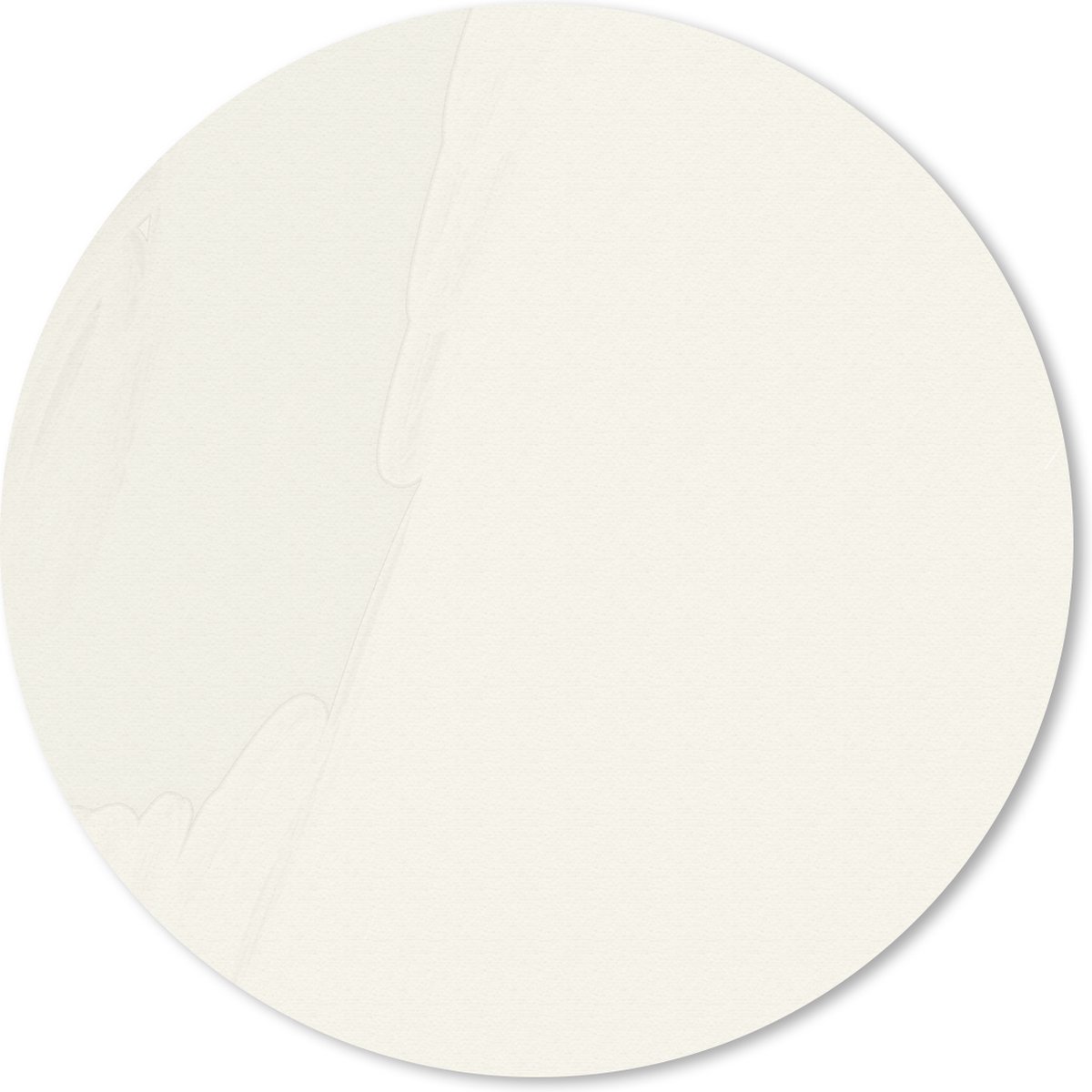 Muismat rond 20x20 cm - Mousepad Design - Taupe - Abstract - Ronde muismatten