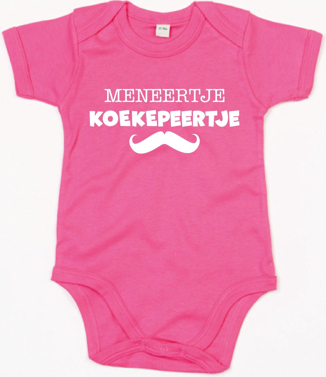 Baby Romper - Fuchsia - Rompertjes baby met opdruk