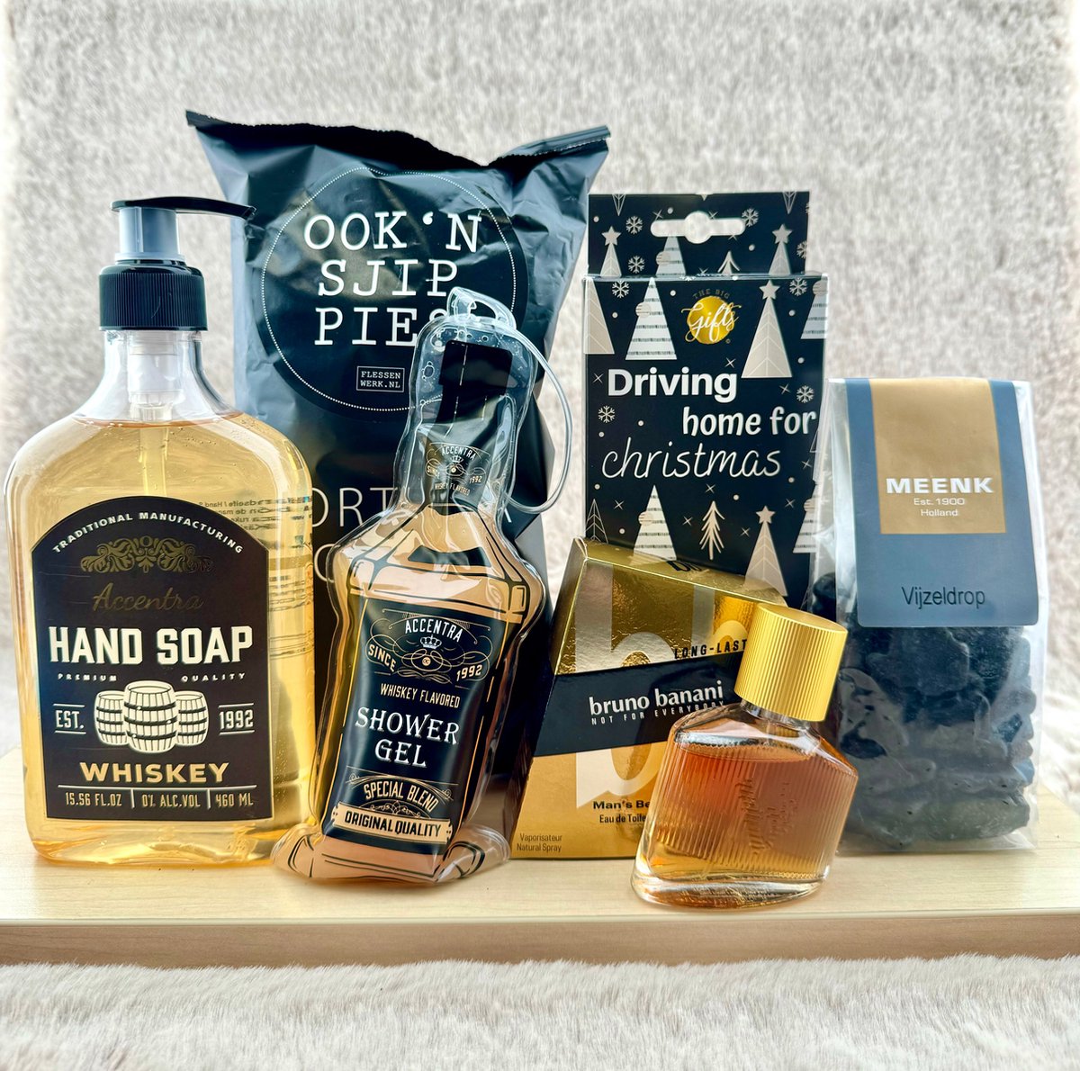 Goedkoopste Kerst Heren •Cadeaupakket Whiskey• - Cadeau voor Mannen - Perfect Gifts