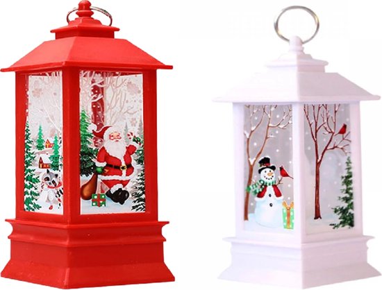 Jojoy - Lanterne de Noël avec Siècle des Lumières - Lanterne d'intérieur - Décoration de Noël - Décorations de Noël - Éclairage de Noël - GLOWMAS