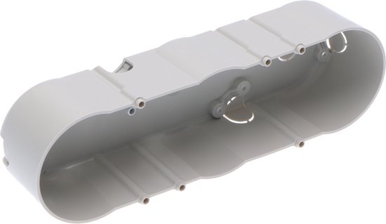Hager Berker Integro 3-Gang Contact Protection Box Grey - 91933 - E3H67 ...