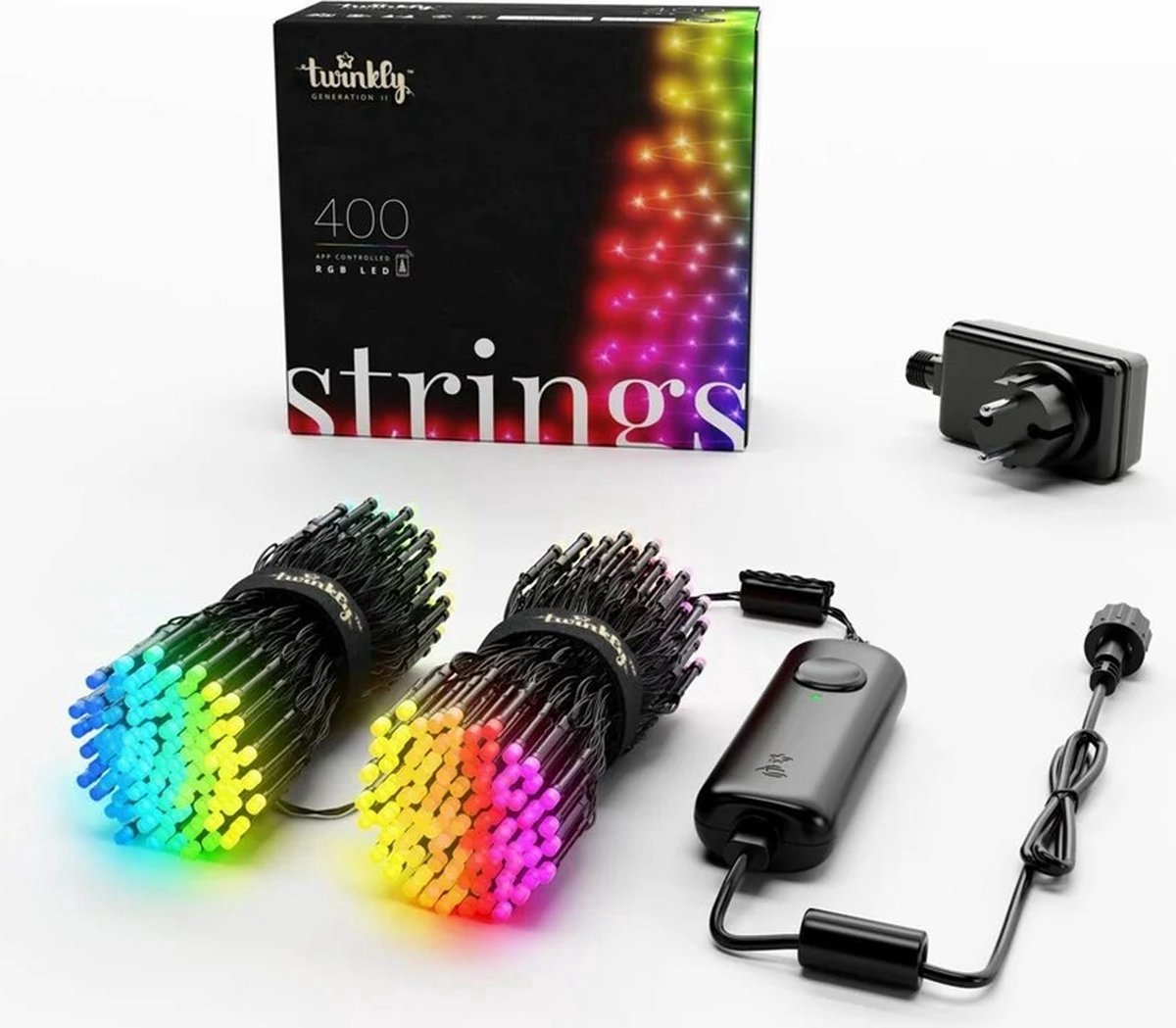Twinkly miniverlichting met app 3200 cm met 400 LED lampen multi
