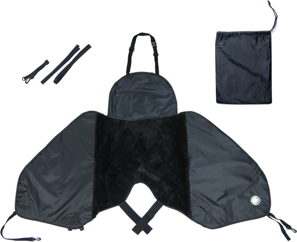Beenkleed Universeel - Scooter Heavy Duty - voor Vespa - Scooter Beenkleed - Waterdicht - Fleece deken - Beenwarmer - Winddicht – foto 7