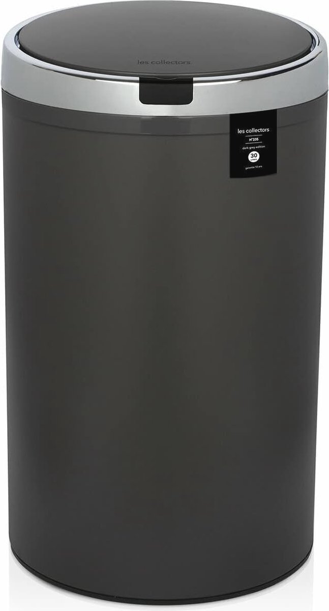Sensorprullenbak 30 L met Infrarood Technologie - Ronde Afvalemmer met Soft-Close Deksel