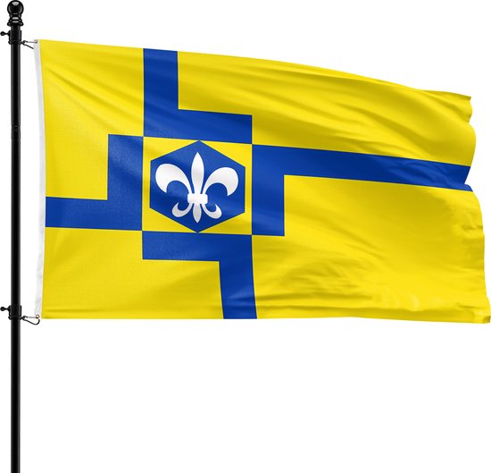 VlagDirect - Lelystad vlag - Gemeente Lelystad vlag - 90 x 150 cm.