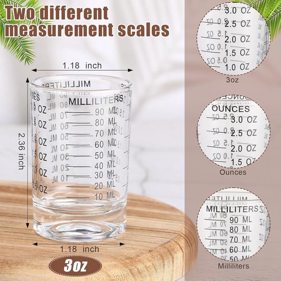 Westmark 2 small measuring cups/bar sizes, jiggers for cocktails, 2