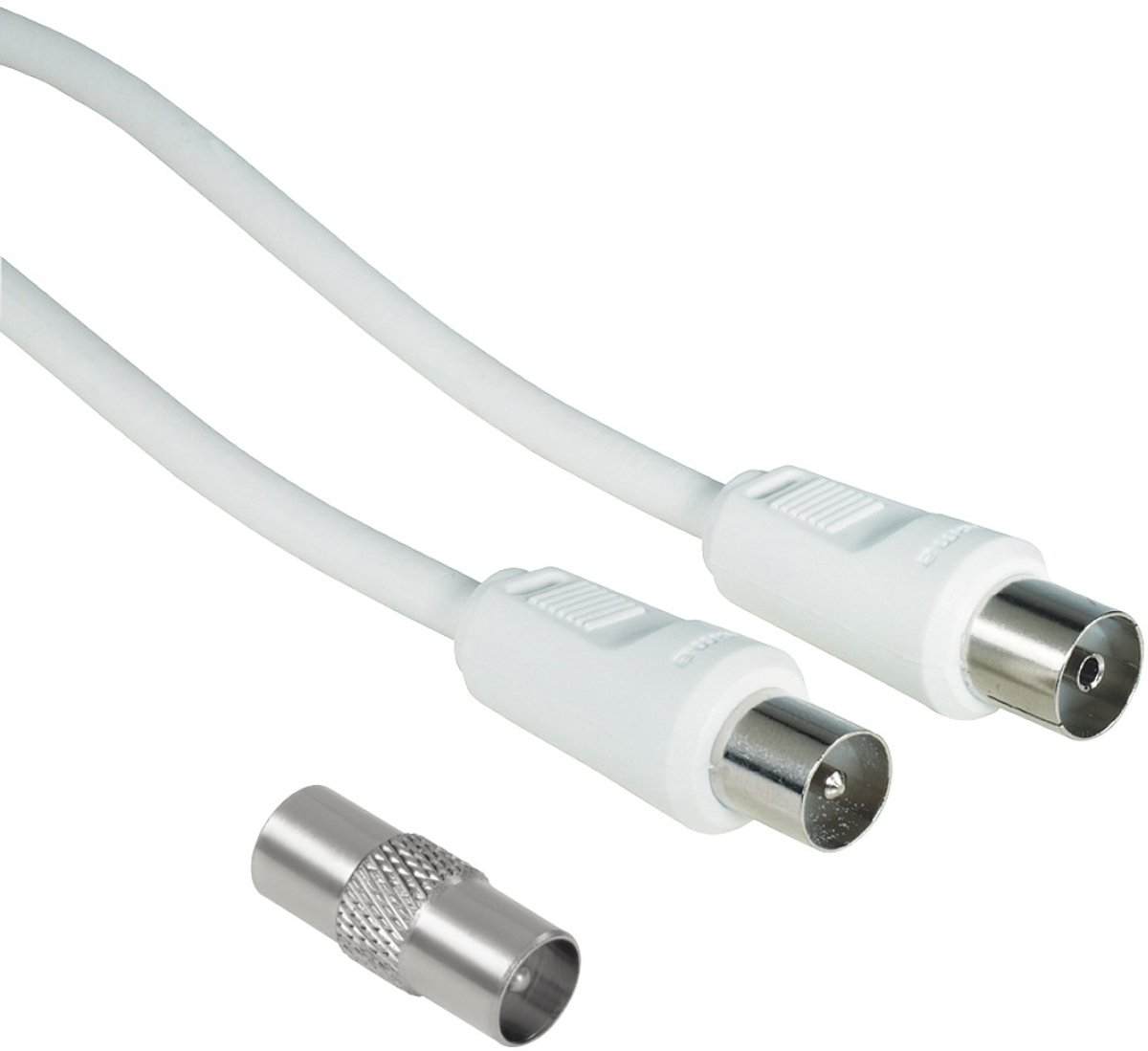 Hama 00205296 coax-kabel 3 m Coaxiaal Wit