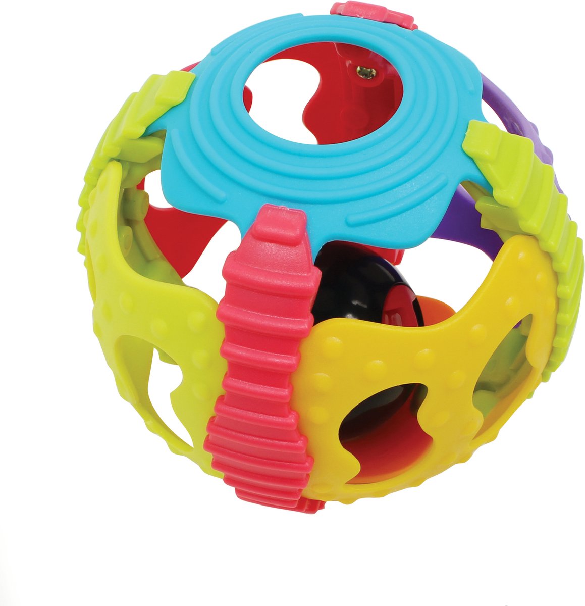 Playgro - Shake Rattle and Roll Ball - Baby bal - Baby bal rammelaar - rammelaar - Speelgoed Baby - Speelgoed 1 jaar - Baby rammelaar Baby bal - Baby Speelgoed - Educatief baby speelgoed — afbeelding 6