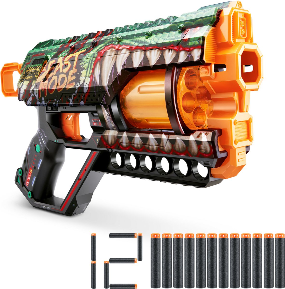 Zuru X-Shot Skins Griefer Met 12 Darts Assorti
