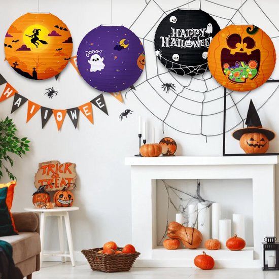 Lampionstokje - Halloween - Lampion - Decoratie Buiten - Versiering - Treklampion - Pompoen - Sint Maarten - Licht van BTH — afbeelding 4