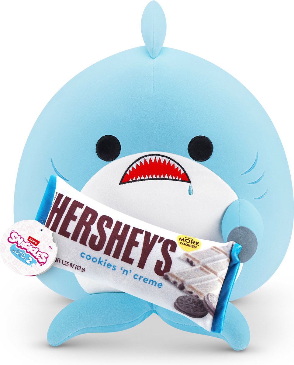 Snackles Series 2 - Haai Seth met Hersheys - 38 cm van ZURU