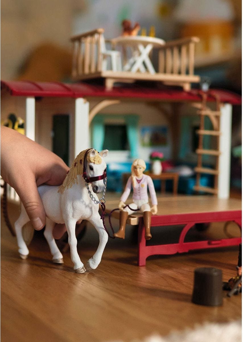 schleich HORSE CLUB - Woonwagen voor geheime club-bijeenkomsten - Kinderspeelgoed voor Jongens en Meisjes - 5 tot 12 jaar - 42593 — afbeelding 12