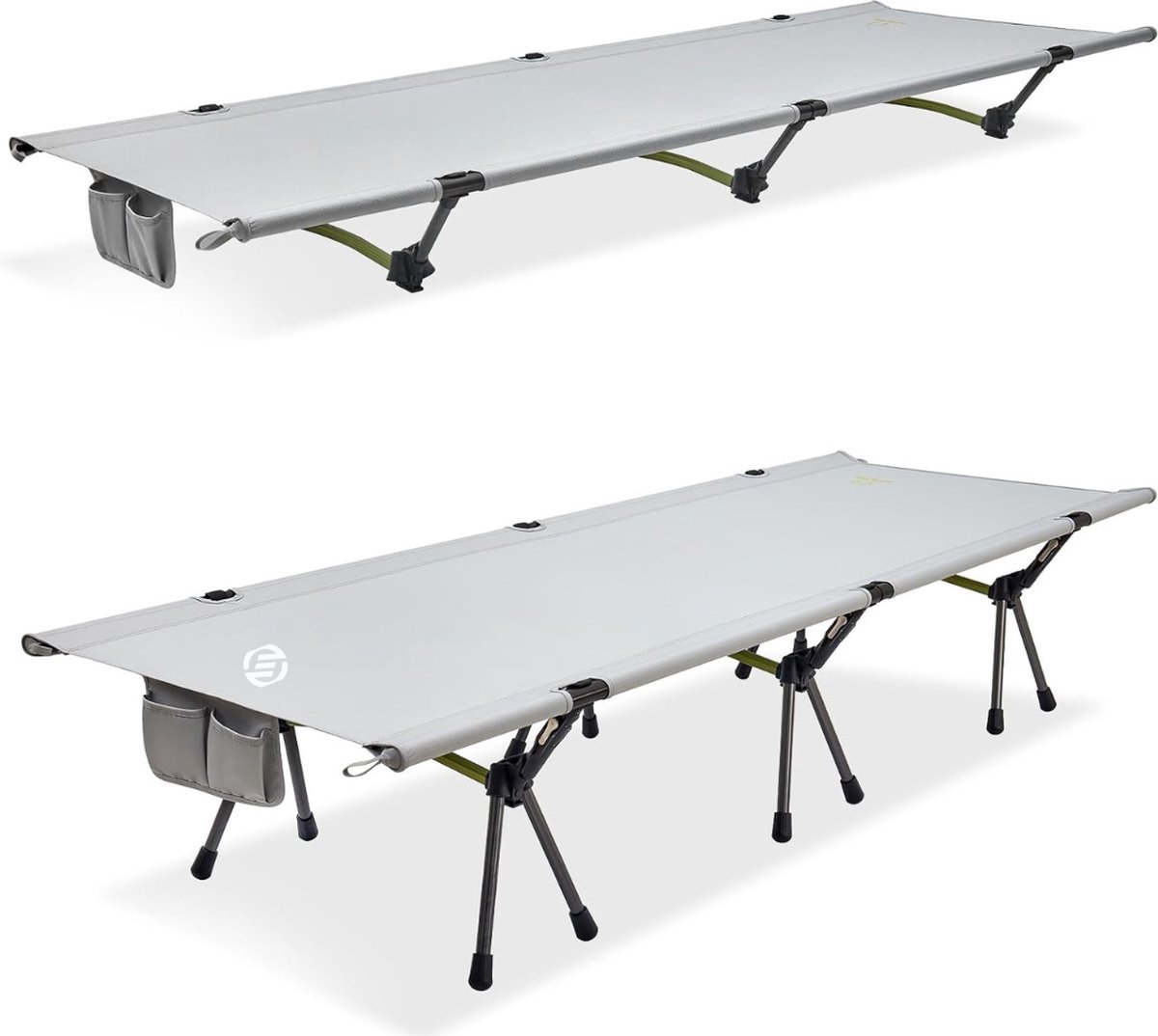 Equivera Veldbed - Kampeerbed - Veldbedden - Veldbed Kamperen - Kampeermatras