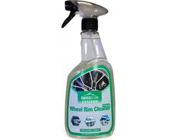 Swiss Clean | Wheel Rim Cleaner Premium | Professionele velgen reiniger voor auto | Tegen sterk vuil en aanslag | Gemakkelijk in gebruik | Spuitfles 750 ml | Exterior clean | Auto wassen | Reiniger auto | Cleaner | Spray | Auto wassen | Car cleaning