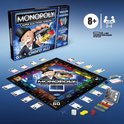Monopoly Super Electronic Banking spelbord met Mr. Monopoly, bankkaart en speelstukken.