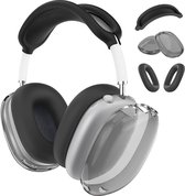 Siliconen Hoes voor AirPods Max Hooftelefoons van MMOBIEL – Transparant Zacht TPU Oorschelp Beschermhoes, Siliconen Oorkussens Beschermhoes, Hoofdband Beschermhoes – Anti-Kras Beschermer – Zwart