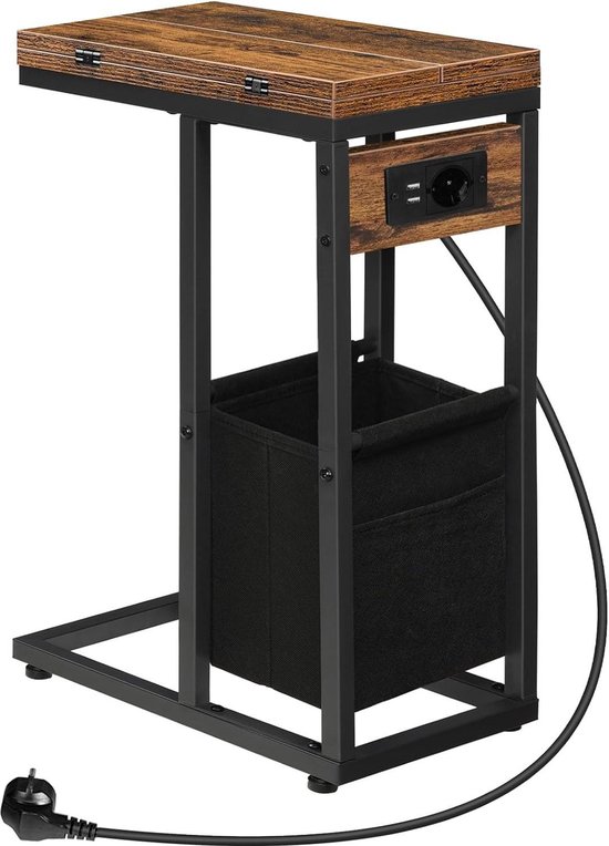 GIANTEX Bijzettafel voor platenspeler, 53 x 45 x 78,5 cm, nachtkastje