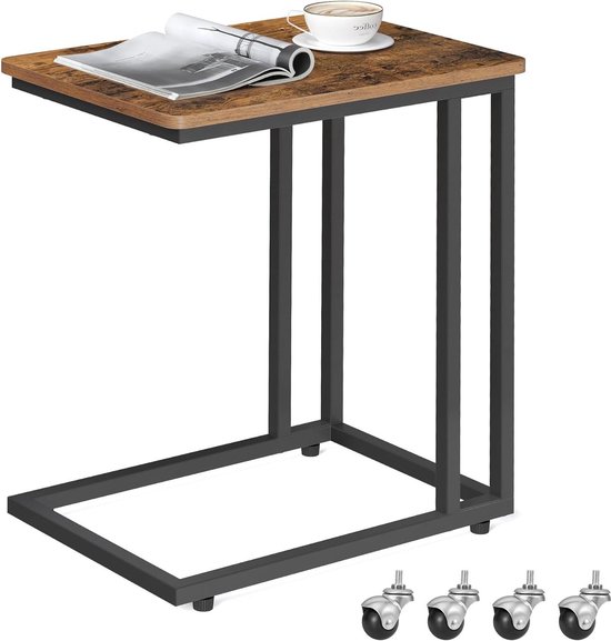 Gispen Today 413 bijzettafel chroom Zwart - Eiken - : nieuw en