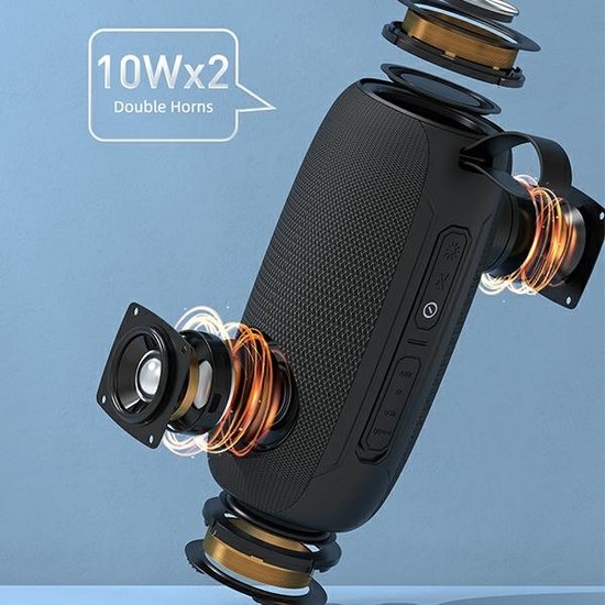 AWEI Bluetooth speaker Y370 20W zwart/zwart van Awei — afbeelding 2