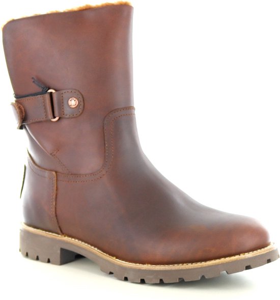 Panama Jack Stivali Felina Igloo Trav B4: Donna In Pelle Nappa Waterproof, Fodera In Pelliccia – Altezza Tacco 3 Cm, Made In Spain