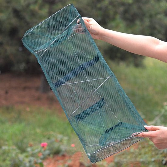 Met de hand werpend visnet van zeer sterk nylon - kettinggarnalennet
