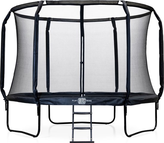 BLITS Urban trampoline - Ø 305 cm - Zwart