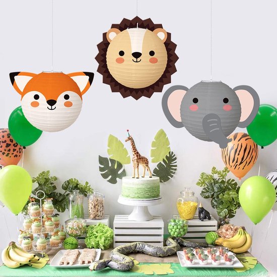 Lampion - Sint Maarten - Lampionstokje - Met Lichtje - Dieren - Treklampion - Papier - Kind - Wit - Versiering - 1 Stuk van BTH — afbeelding 2