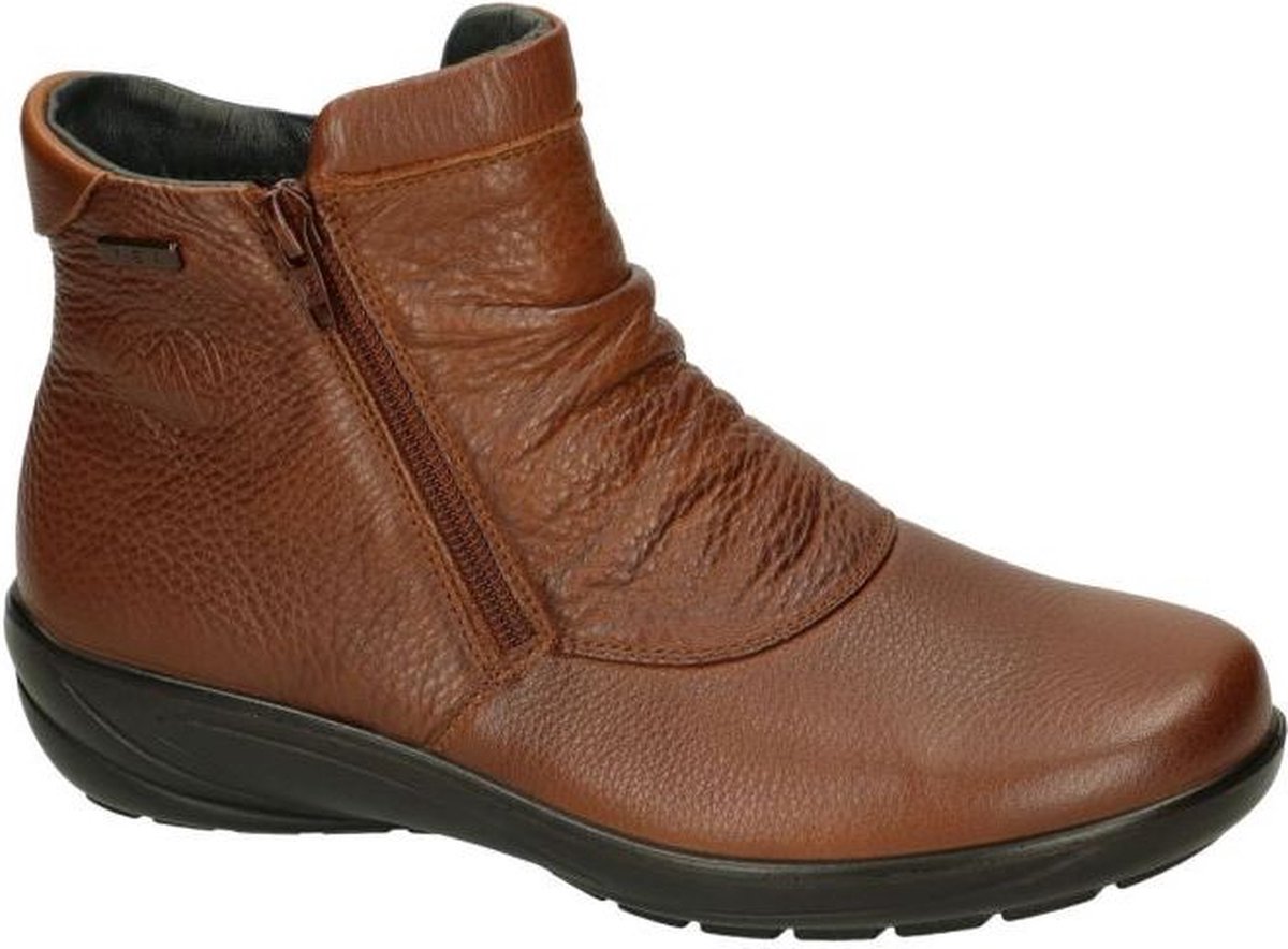 G-comfort -Dames - cognac/caramel - enkellaarzen - maat 42