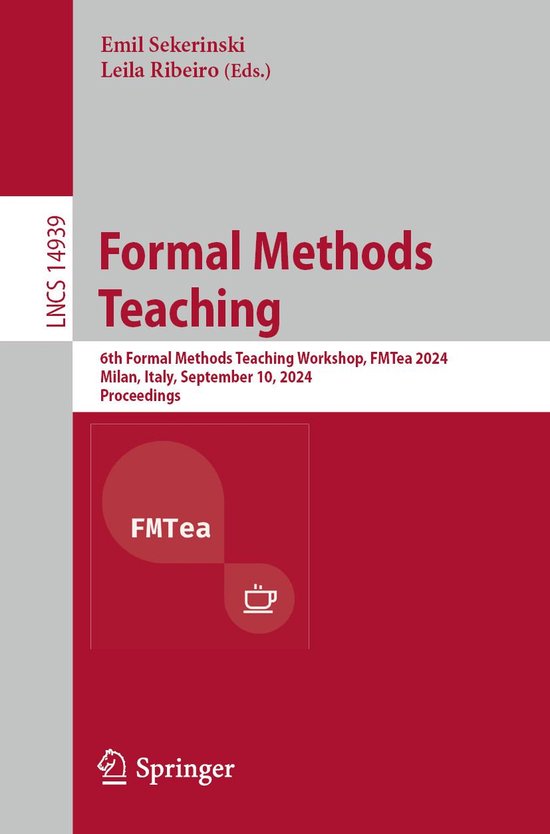 Springer Nature Proceedings Computer Science - Formal Method ... - cover